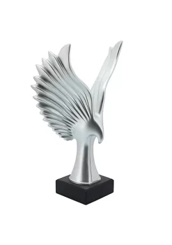 Best Pirce ✔️ Kingston Living 20" Silver and Black Eagle Table Accent with Base Decor ✔️ -Kingston Living Shop Belk 515