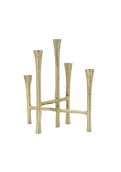 Buy 😍 Kingston Living 14" Gold Aluminum Candlesticks Stand ✨
