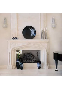 Coupon ✔️ Kingston Living 24" Black and White Inkblot Pop Glass Tabletop Vase 🛒 -Kingston Living Shop Belk 541