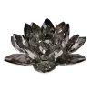Cheapest ✔️ Kingston Living 8.25" Gray and Black Crystal Lotus Votive Candle Holder 😉