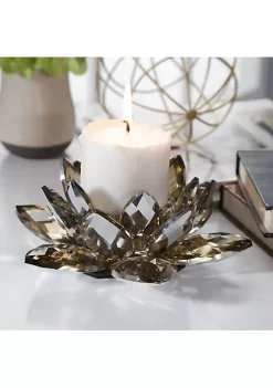 Best Pirce ✨ Kingston Living 8.25" Amber Orange Crystal Lotus Votive Candle Holder 🌟 -Kingston Living Shop Belk 552