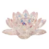 Cheapest ❤️ Kingston Living 8.25" Blush Pink Crystal Lotus Votive Candle Holder 😉