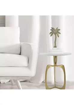 Buy ❤️ Kingston Living 16" Gold Palm Tree Decorative Sculpture with Marble Base 🛒 -Kingston Living Shop Belk 562