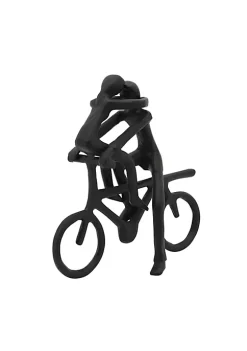 Budget ✔️ Kingston Living 10" Black Couple on Bike Decorative Tabletop Accent 🧨 -Kingston Living Shop Belk 565