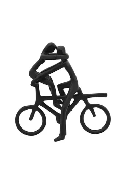 Budget ✔️ Kingston Living 10" Black Couple on Bike Decorative Tabletop Accent 🧨 -Kingston Living Shop Belk 567