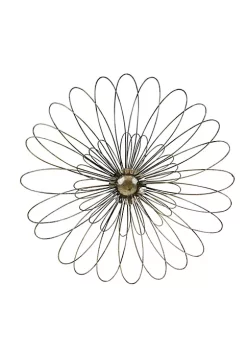 Wholesale 🌟 Kingston Living 23.5" Gold Daisy Flower Shaped Wall Decor 😍 -Kingston Living Shop Belk 572