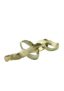 Wholesale 💯 Kingston Living 20" Metallic Gold Rustic Ring Chain Tabletop Decor 🧨 -Kingston Living Shop Belk 657