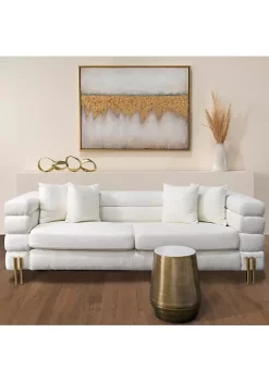 Wholesale 💯 Kingston Living 20" Metallic Gold Rustic Ring Chain Tabletop Decor 🧨 -Kingston Living Shop Belk 659