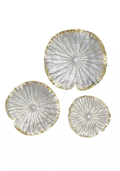 Wholesale π Kingston Living 19" Silver and Gold Lotus Petals Wall Decor β 3 Wholesale π Kingston Living 19" Silver and Gold Lotus Petals Wall Decor β - Image 3