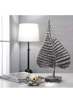 Top 10 ✨ Kingston Living 18" Black Antique Leaf on Stand Decorative Sculpture 🌟 -Kingston Living Shop Belk 669