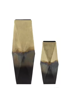 Top 10 🔔 Kingston Living 17" Shades of Gold and Blue Decorative Vase ❤️ -Kingston Living Shop Belk 671