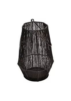 Cheapest 🌟 Kingston Living 13" Gray Decorative Candle Lantern with Handle 👍