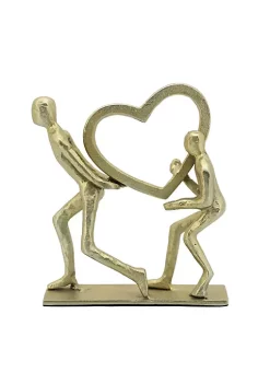 Brand new ⭐ Kingston Living 10" Gold Heart Couple on Base Decorative Tabletop Accent ✨ 7 Brand new ⭐ Kingston Living 10" Gold Heart Couple on Base Decorative Tabletop Accent ✨ -Kingston Living Shop Belk 735