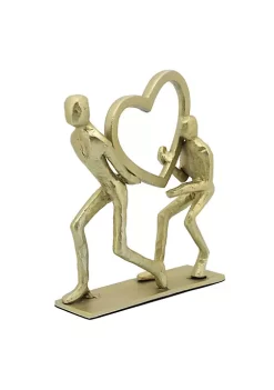 Brand new ⭐ Kingston Living 10" Gold Heart Couple on Base Decorative Tabletop Accent ✨ 8 Brand new ⭐ Kingston Living 10" Gold Heart Couple on Base Decorative Tabletop Accent ✨ -Kingston Living Shop Belk 736