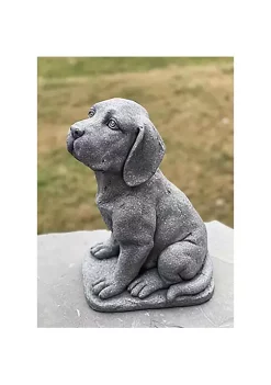 Cheapest ⌛ Kingston Living 16" Gray Puppy Looking Up Garden Statue 🎁 -Kingston Living Shop Belk 739