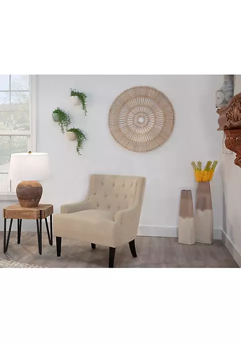 Hot Sale π€© Kingston Living 27" Ivory and Beige 2-Tone Glossy Finish Ceramic Tabletop Vase π 2 Hot Sale π€© Kingston Living 27" Ivory and Beige 2-Tone Glossy Finish Ceramic Tabletop Vase π - Image 2