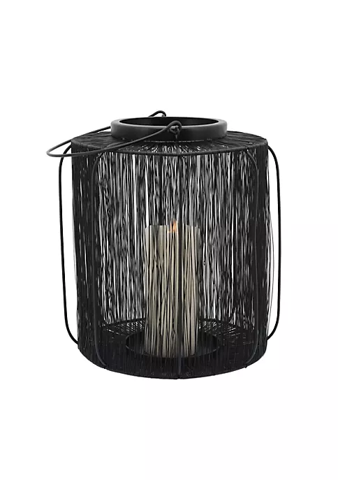 Cheap π Kingston Living 13" Black Metal Wire Cage Lantern β¨ 2 Cheap π Kingston Living 13" Black Metal Wire Cage Lantern β¨ - Image 2