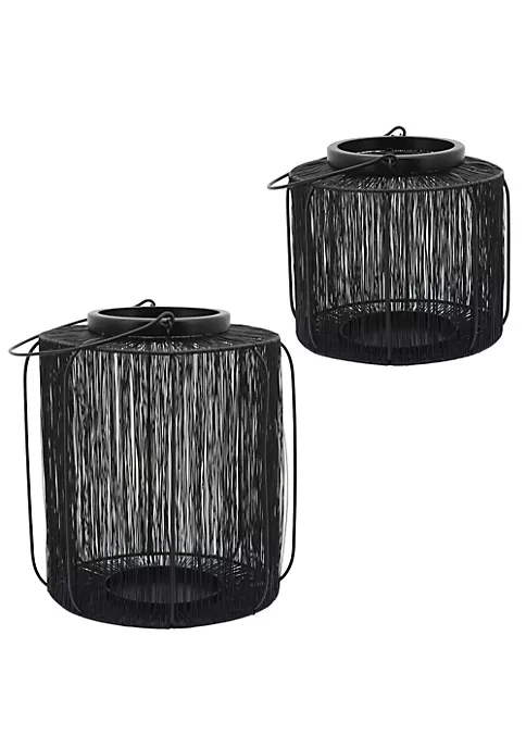 Cheap π Kingston Living 13" Black Metal Wire Cage Lantern β¨ 4 Cheap π Kingston Living 13" Black Metal Wire Cage Lantern β¨ - Image 4
