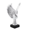 Best Pirce 😍 Kingston Living 14" Silver and Black Eagle Table Accent with Base Decor ✨
