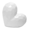 Discount ❤️ Kingston Living 11" White Heart Shaped Tabletop Decor 😀