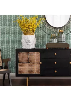 Deals 🎁 Kingston Living 10" Gold and Black Glass Vase Decor 🔥 -Kingston Living Shop Belk 837