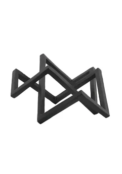 Hot Sale 🔔 Kingston Living 14" Black Geometric Table Top Decor 🎉 -Kingston Living Shop Belk 896