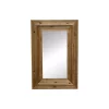 Budget ❤️ Kingston Living 36" Brown Rectangular Glass Decorative Wall Mirror 😀