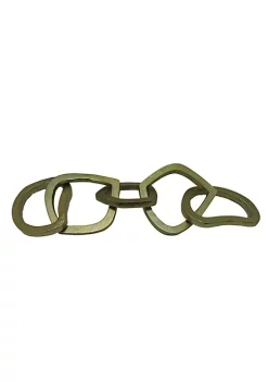 Outlet 😉 Kingston Living 17" Gold Solid 5 Link Chains Decorative Tabletop Accent ✨ -Kingston Living Shop Belk 968