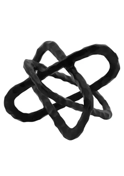 Best Sale ✨ Kingston Living 9" Black Solid Oval Links Decorative Tabletop Accent ✔️ -Kingston Living Shop Belk 970